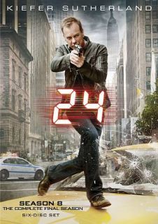 24 The Complete Eighth Season DVD, 2010, 6 Disc Set