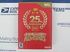 Nintendo Super Mario Bros All Stars Wii 25th Sealed New Video Game 
