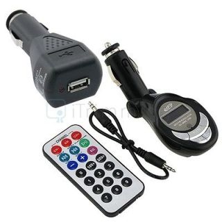 Wireless Radio FM Transmitter+Car Adapter Charger Accessory For Apple 