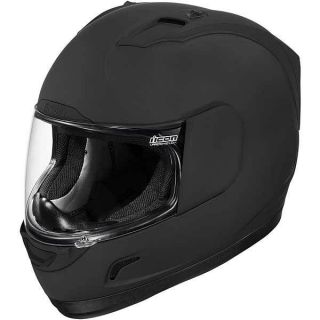 Icon Alliance Rubatone Helmet Flat Matte Black Motorcycle Helmet Adult 