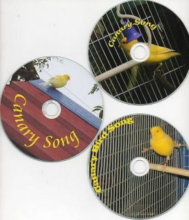 Canary Bird Songs on CD choice of 3