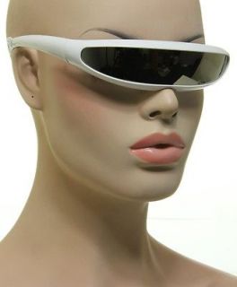 New Cyclops White Sunnies Cool Costume Party Space Alien Sunglasses 