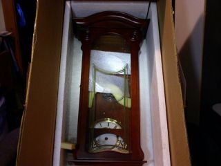   ~Wall Clock Case W/ Dial & Gong~Needs Movement To Be Complete~LOOK