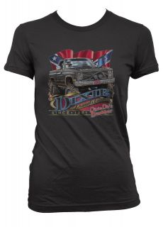 Dixie Traditions Dirt Daubber Girls T shirtCross ​Country Truck Car 