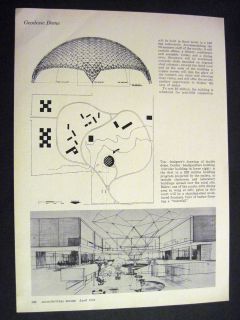  Buckminster Fuller designs Geodesic Dome in Cleveland OH 1958 Article