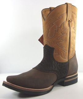 Grinders Frontier Multi Coloured Leather Premium Mexican Cowboy Boots