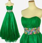 JOVANI 159773 Emerald Green $500 Prom Ball Formal Gown   BRAND NEW 