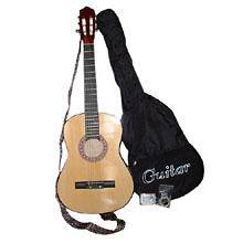NEW 38 NATURAL ACOUSTIC GUITAR W/ FREE GIG BAG & ACCESSORIES
