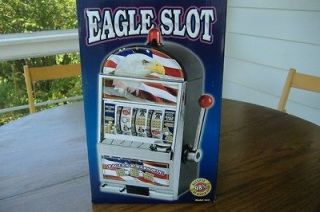 Eagle Slot Machine Savings Bank Brand New   Rec Zone Activity Products