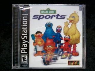 PS1 Sesame Street Sports NEW SEALED   146 Kids Playstation Game PBS