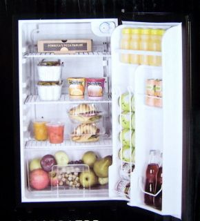 NEW GE Small Refrigerator 3.2 cu. ft. Compact Mini Dorm Fridge Black