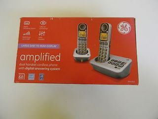 GE 30542EE2 Phone GE Easy to Use Amplified Cordless Dual Handset 