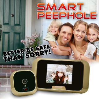 NEW Smart Peephole Viewer and Visual Doorbell in One a Security Home 