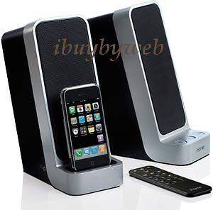 iHome IP71BV Computer Speakers w/ iPhone iPod Dock