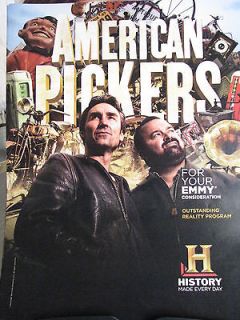 American Pickers Mike Wolfe History Channel RARE Emmy Ad
