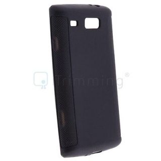 Black Soft Rubber Gel Skin Case Cover For Samsung Focus Flash i667 