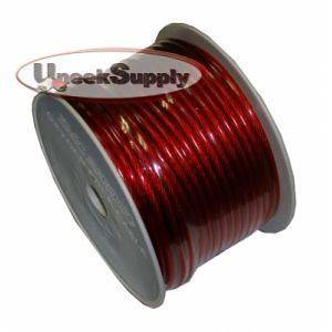 Rolls IMC AUDIO 8 Gauge 800 Ft Ground Wire Cable Red Power Car 