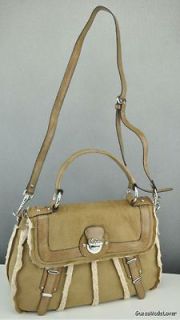 New GUESS Ladies Handbag LARCHMONTE Bag CAMEL NWT USA