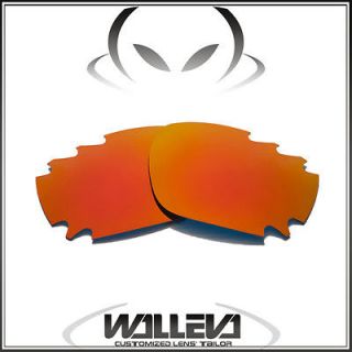   Fire Red Vented Replacement Lenses For Oakley Jawbone Sunglasses