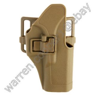   GLOCK 17 Serpa Holster Right Hand BROWN Airsoft Duty Tactical CQC SWS