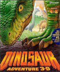 Dinosaur Adventure 3 D 3D PC CD kids help find T Rex jurassic island 
