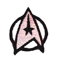 Star TrekTMP Command White Insignia 1.5 Uniform Patch  FREE S&H 