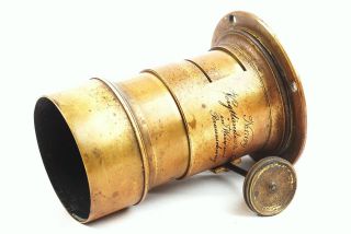 Voigtlander 7 inch Brass Lens/1st Petzval/ Soft Swirling Bokeh/R&P 