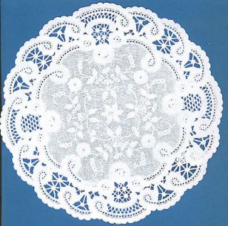 inch WHITE PAPER FRENCH LACE LACY LACIE DOILIES 25 PCS★USA 