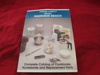 Hamilton Beach kitchen appliances catalog/brochu​re circa 1980s 