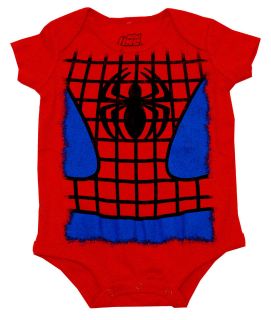 Spider Man Marvel Comics Suit Costume Mini Fine Superhero Baby 