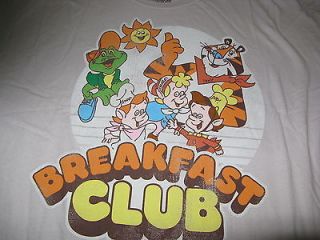 Vintage look Kelloggs Cereal Breakfast Club T shirt Snap Crackle Pop 