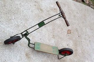 Vintage Antique Push/Kick Scooter vintage push scooter Unmarked