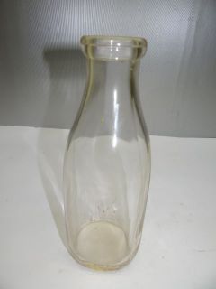   Old Glass Hillandale Dairy Great Barrington MA 1 Quart Milk Bottle