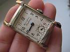 Vintage 10k White Gold Filled Bulova Excellency Wrist Watch Wind Up 21 