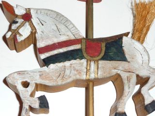 Carousel Horse Painted Wood Folk Art by Jack OBrien Centreville, Md 