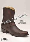 Corral Mens Leather Cowboy Western Boots Chocolate Kabul Goat w 