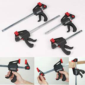PC QUICK RELEASE ADJUST WOOD BAR CLAMP SPREADER TOOL