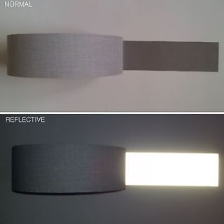 Safety Silver Reflective TC Fabric sew on tape (2 x10ft/20ft/30f​t 