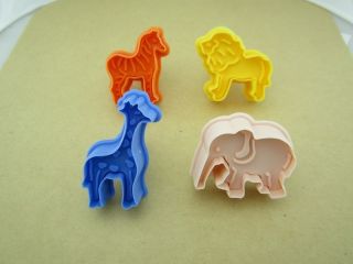 NEW Animals lion/giraffe/zebra/elephant Cutter Cake sugarcraft crafts 
