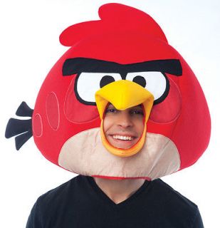 Angry Birds Red Bird Costume Fabric Mask Adult