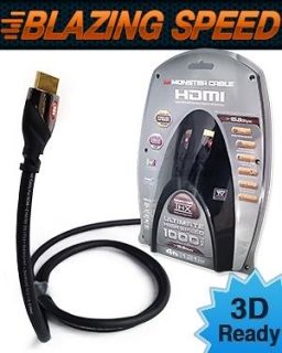 MONSTER HDMI CABLE 4FT Ultimate High Speed THX 1000 HDX 4 Blu Ray 