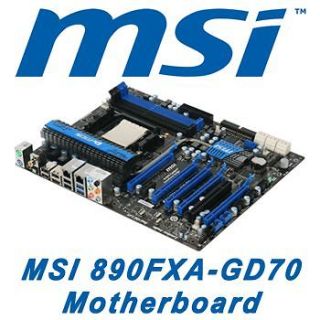MSI 890FXA GD70 AM3+ Support Motherboard in Excellent Condition