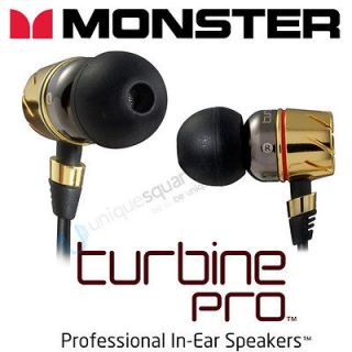 Monster Power Turbine PRO Gold In Ear Headphones