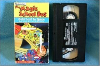 THE MAGIC SCHOOL BUS Gets Lost In Space VHS VIDEO