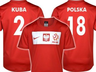  Poland shirt with YOUR NAME   brand new Nike away Stadium Jersey 12 13