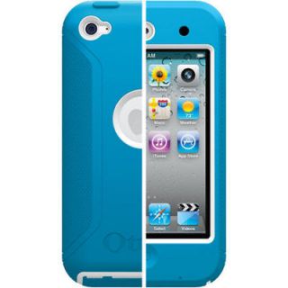 OTTERBOX DEFENDER APPLE iPOD TOUCH 4th GENERATION BLUE WHITE BRAND NEW 