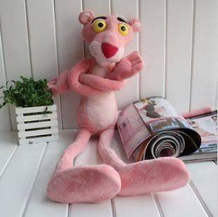 THE PINK PANTHER 14inchs Vintage with tag Soft Plush Beanies Toys 