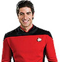 Star TrekNext Generation RED Command Deluxe Uniform/Costum​e  LARGE