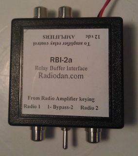 Amplifier keying relay buffer interface TWO radios and 2 linear 