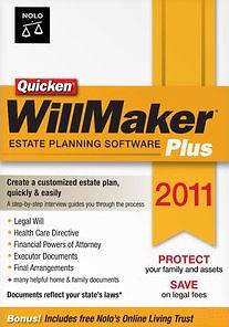 Quicken WILLMAKER 2011 PLUS Windows XP/Vista/7 Estate Planning & Will 
